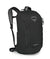 a photo of the osprey skimmer 16 backpack in the color black, front view