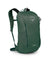 a photo of the osprey skarab 18 backpack in the color tundra green, front view