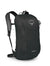 a photo of the osprey skarab 18 backpack in the color black, front view