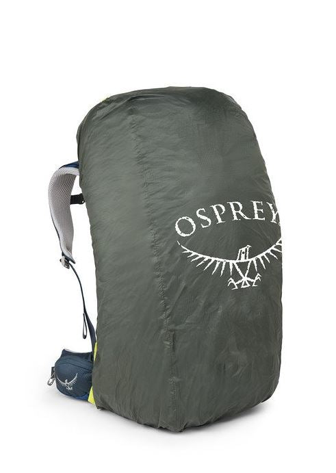 a photo of the osprey ultralight rain cover on a backpack