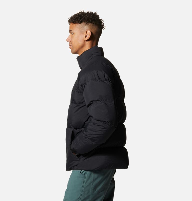 nevadan jacket side view, black