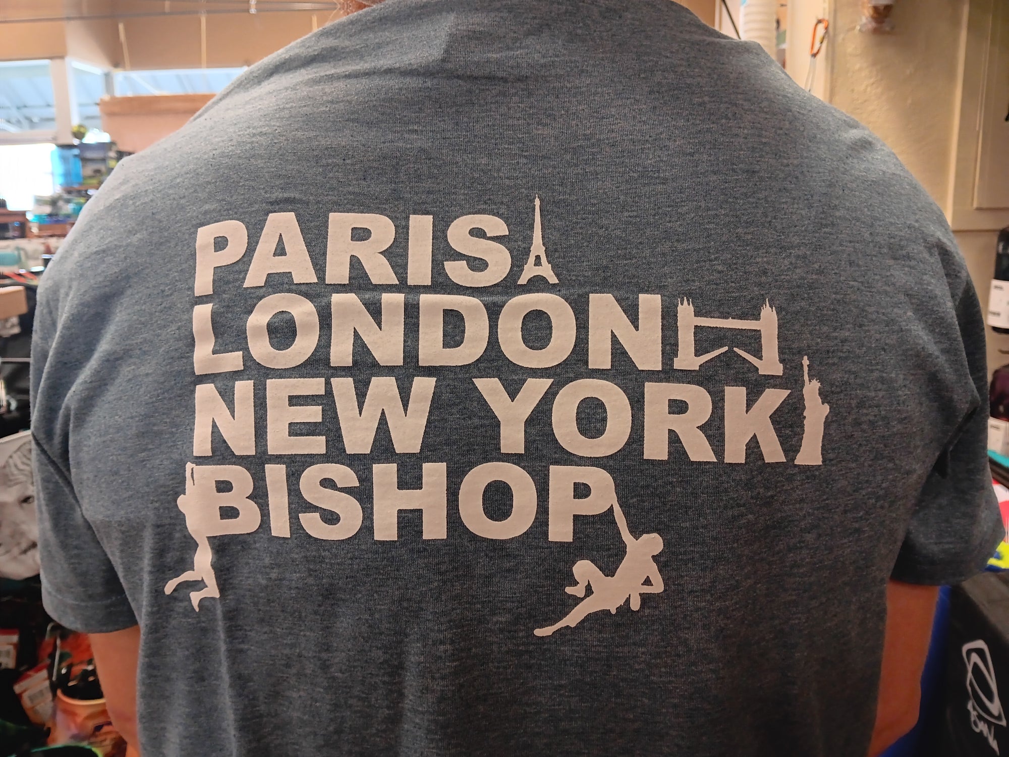 The T-Shirt Paris, London, New York, Bishop in heather indigo