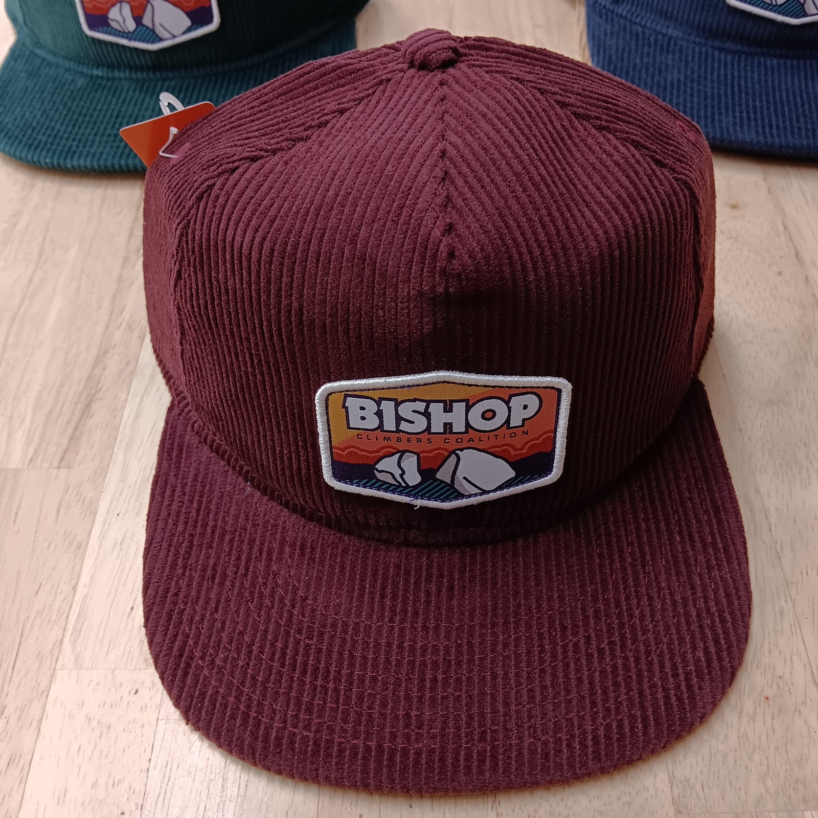 Bishop Area Climbers Coalition Corduroy Hat in red