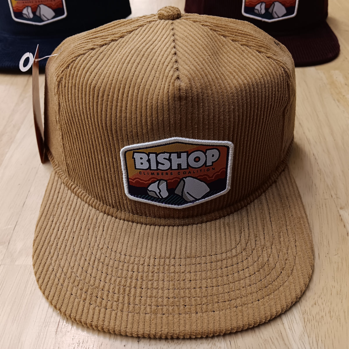 Bishop Area Climbers Coalition Corduroy Hat in tan