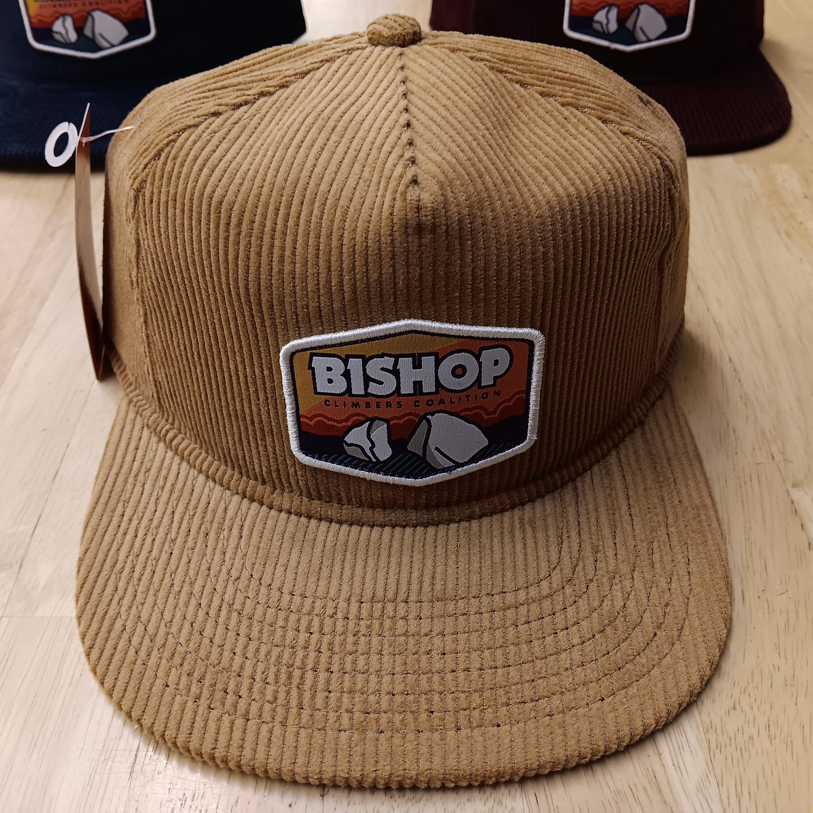 Bishop Area Climbers Coalition Corduroy Hat in tan