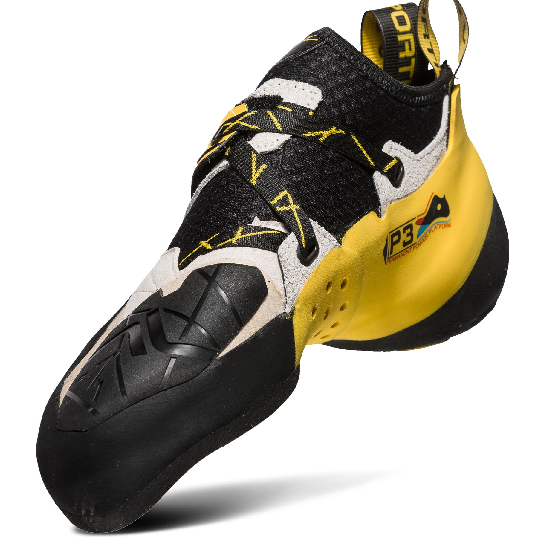 la sportiva mens solution rock shoe, inside view