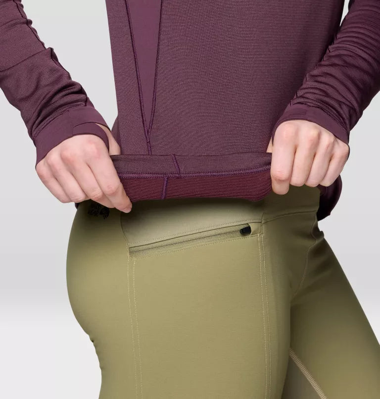 Mountain Hardwear Up First Hoody Women's, blackberry, hem view details