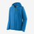 patagonia mens houdini jacket, front view in the color vessel blue