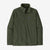 patagonia mens micro d pullover in torrey pine green, front view