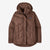 Down with it jacket in molasses brown