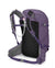 a photo of the osprey skimmer 28 backpack in the color purpurlite purple, back view