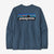 Patagonia Long-Sleeved P-6 Logo Responsibili-Tee® Men's - Sale! back view in utility blue