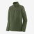 the patagonia r1 air zip neck in the color Torrey Pine Green, front view 