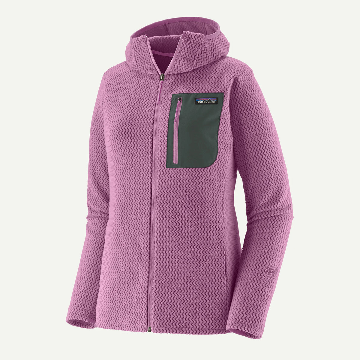 Patagonia R1Â® Air Fleece Full-Zip Hoody Women's in brisk purple