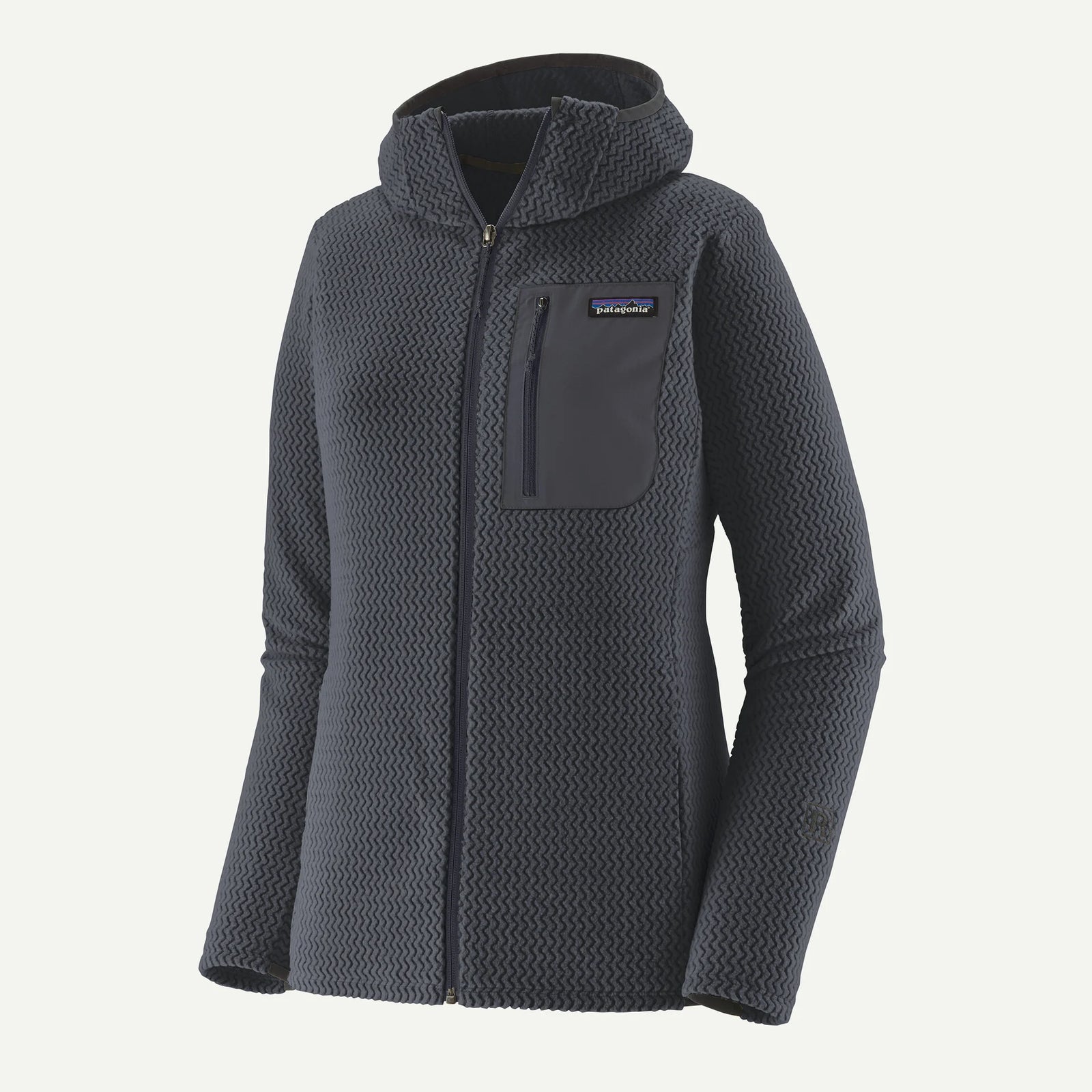 Patagonia R1® Air Fleece Full-Zip Hoody Women's in smolder blue