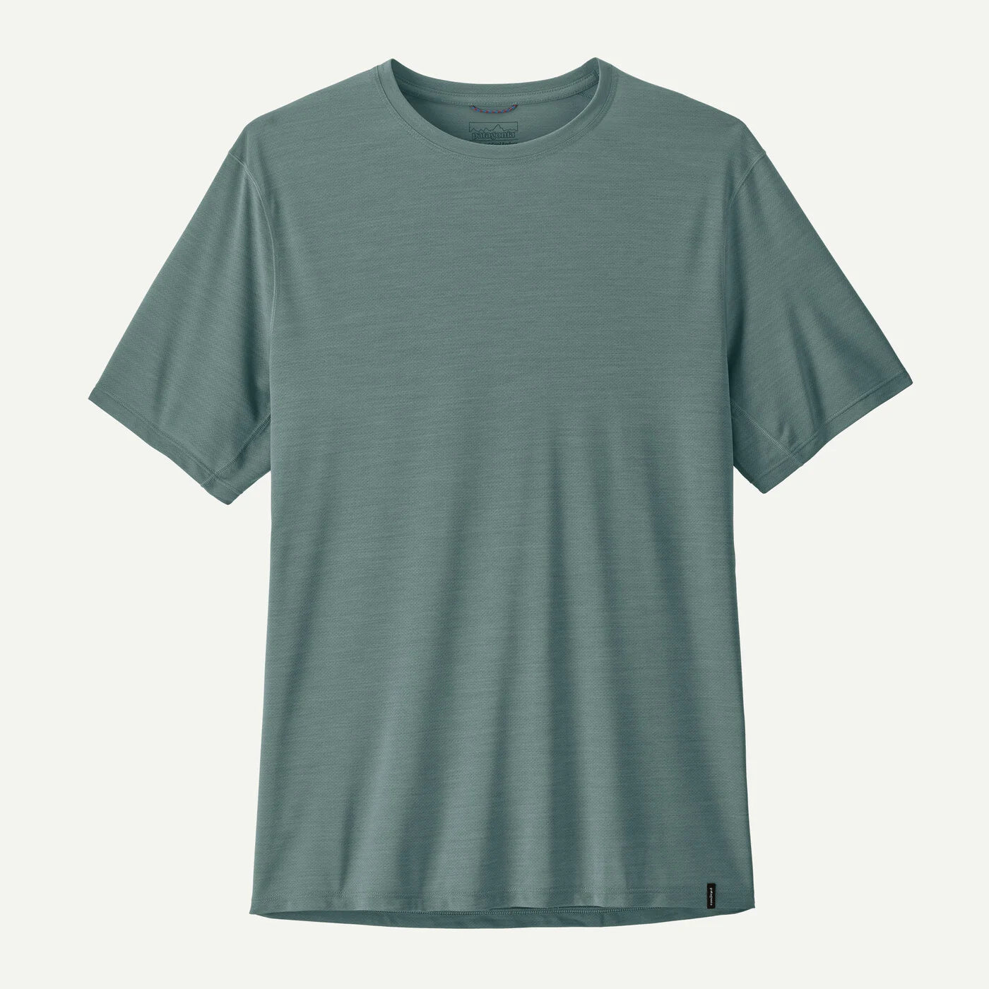 Green t-shirt on a white background