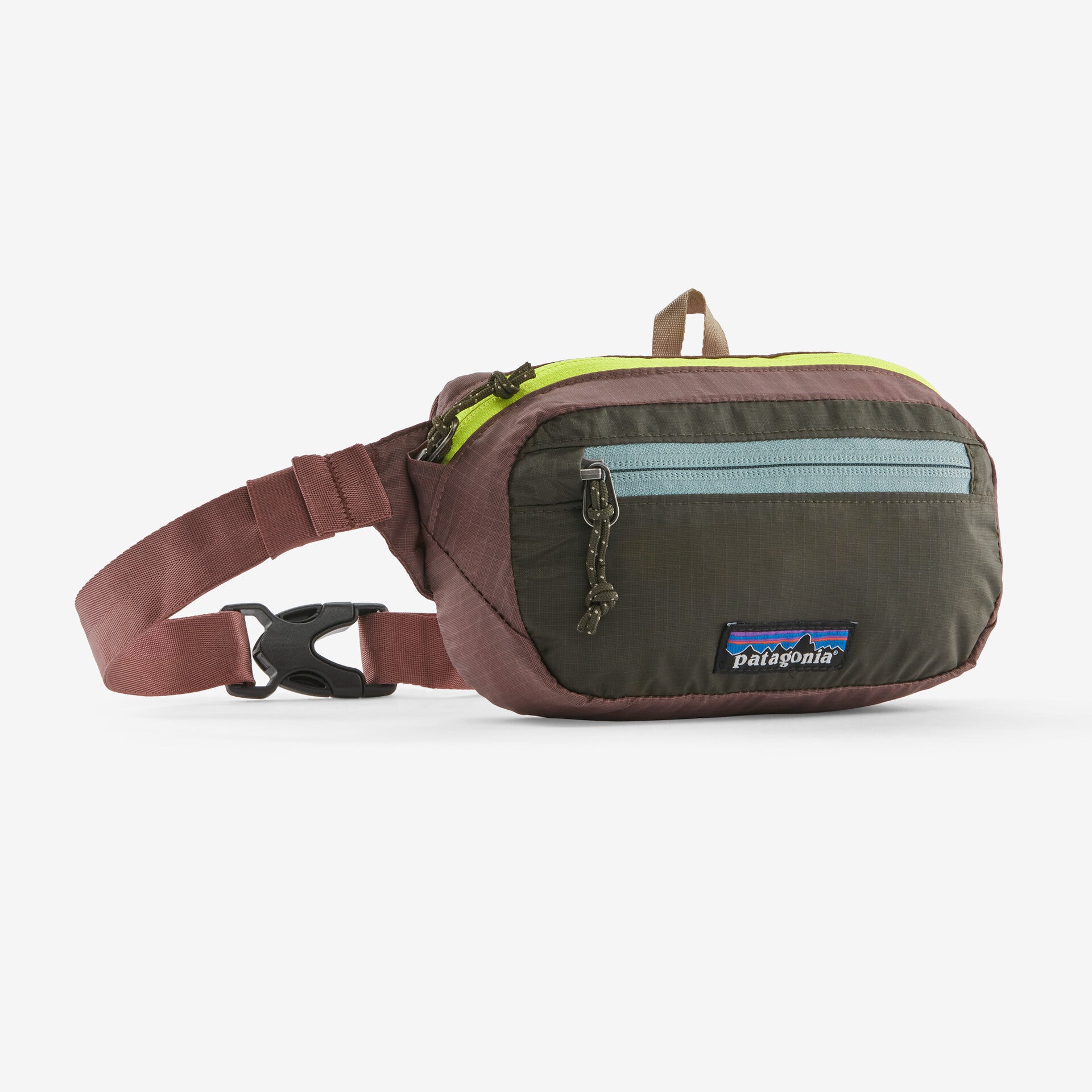 Patagonia Ultralight BlackHole Hip Pack in Patchwork: Pine Needle Green