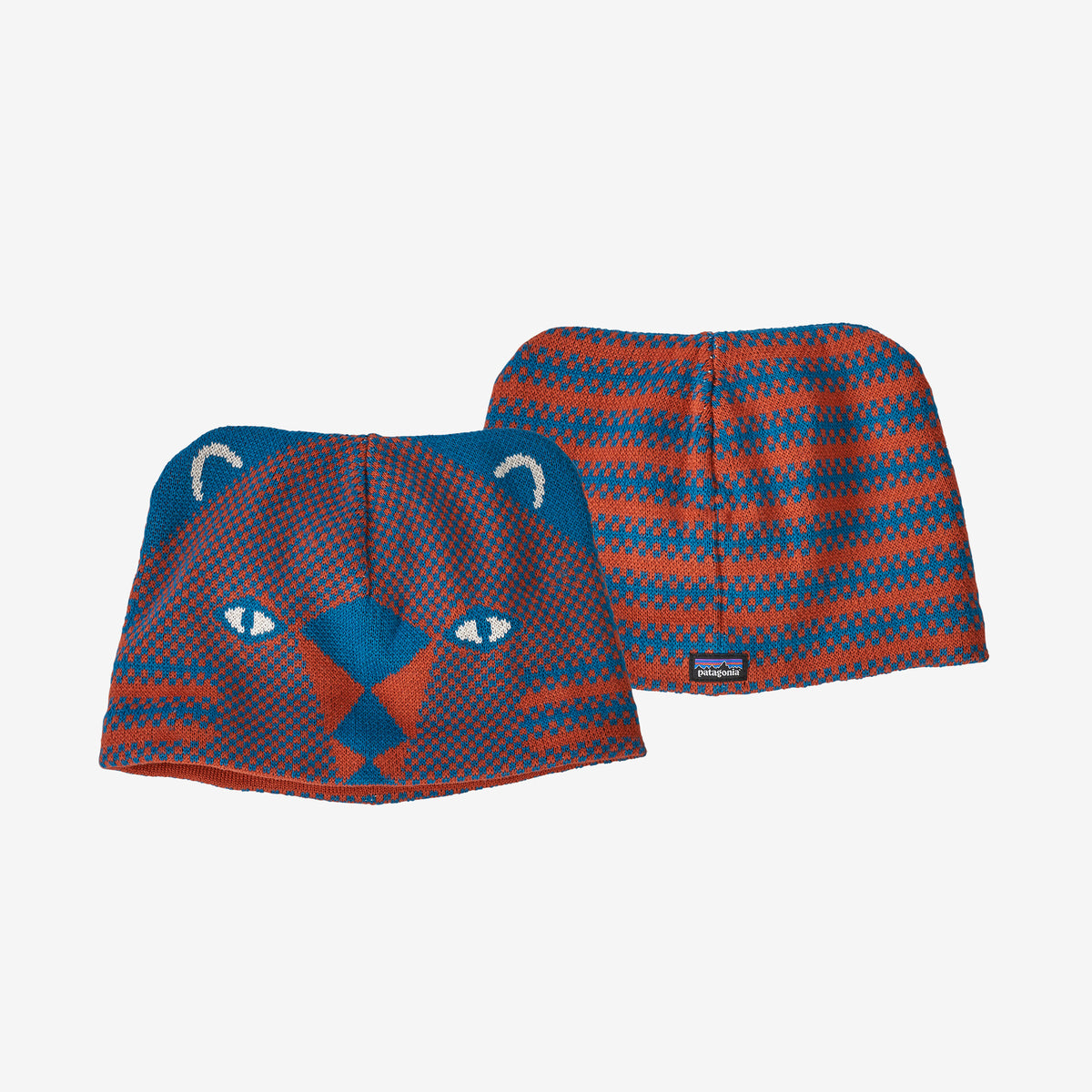 Baby Animal Beanie, Cub, front and back view