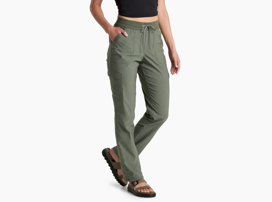Kuhl Trekr Straight Women's Pants, color olive, front
