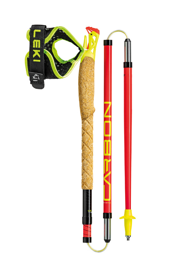 detail of folded pole