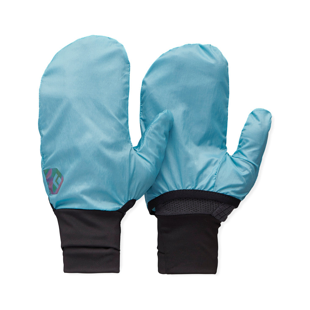 Black Diamond Equipment Deploy Wind Hood Gloves, both as mitts