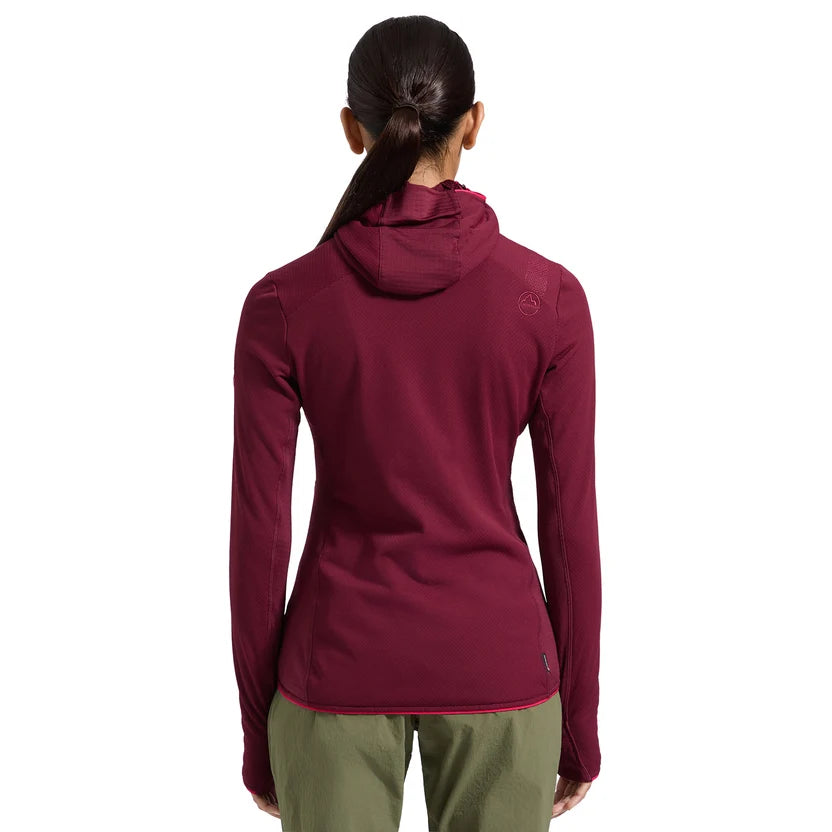RED TECHNICAL LAYER SHOWN FROM BEHIND