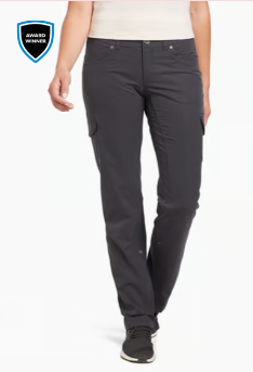 model wearing gray pants and white shirt
