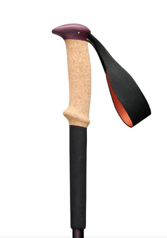 Black Diamond Trail Cork Trekking Poles in fig, handle