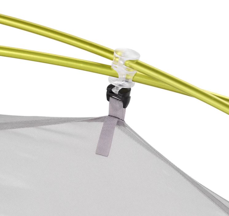 Gossamer Gear The Free Tent pole to tent attachment detail