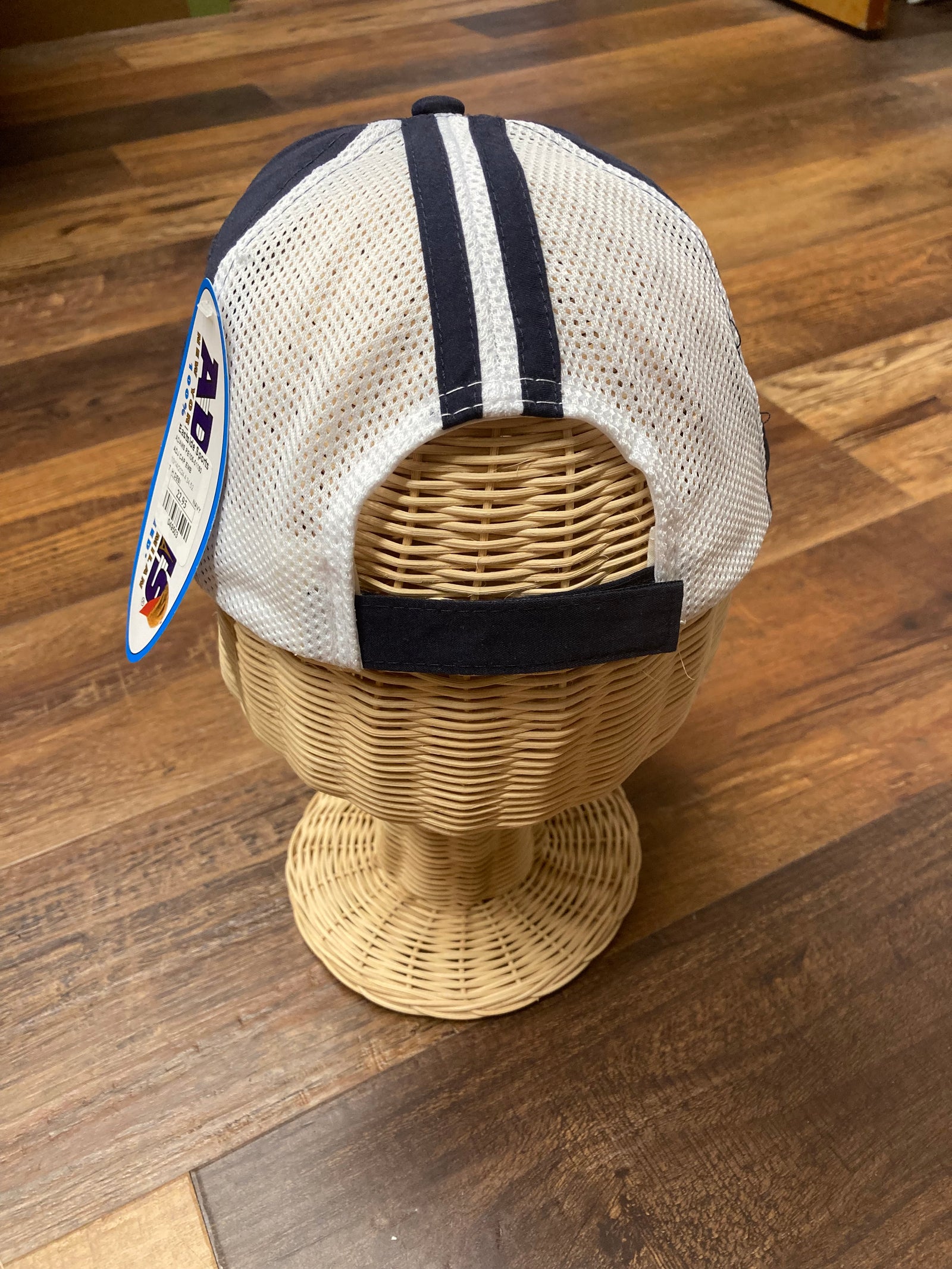 eastside sports hat in navy back