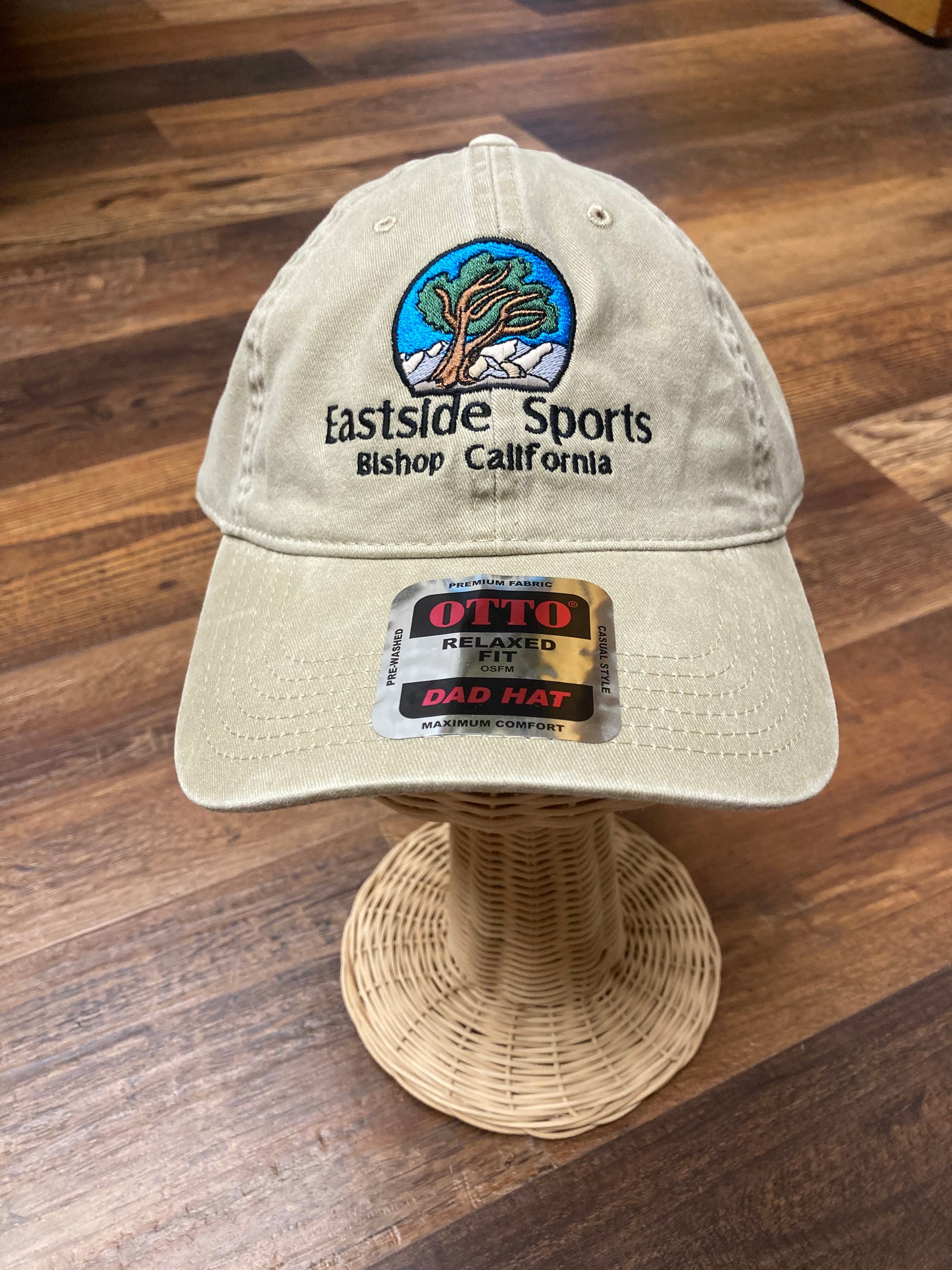 eastside sports dad hat khaki front
