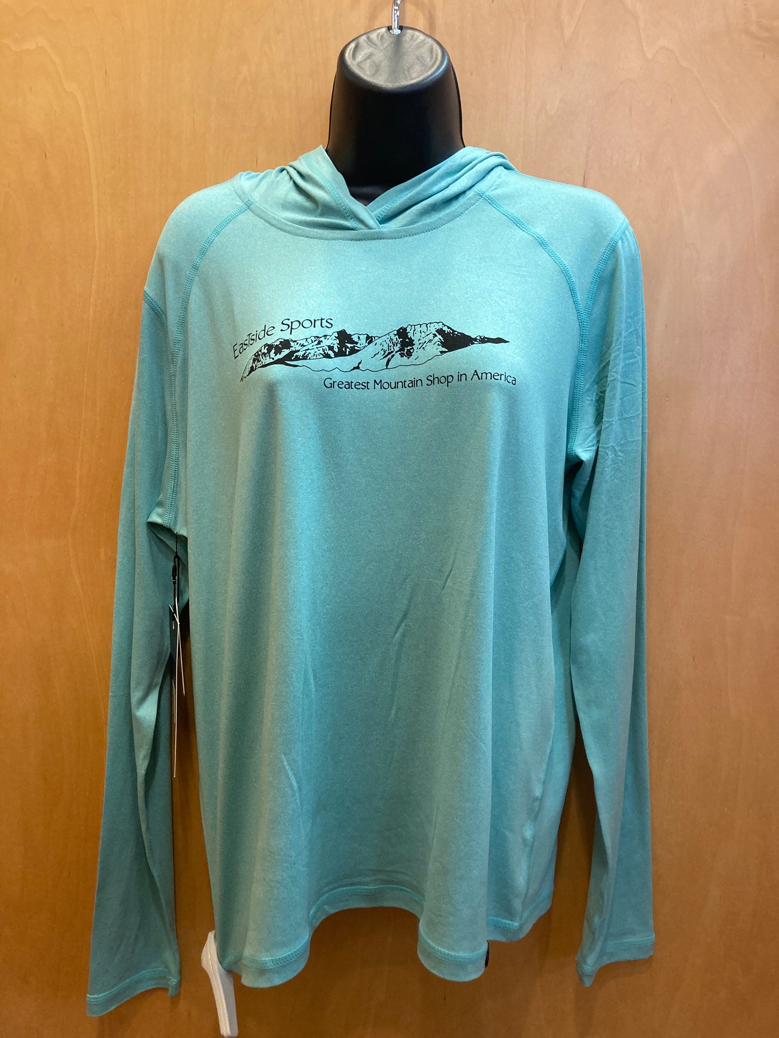 eastside sports sun hoody in color aqua