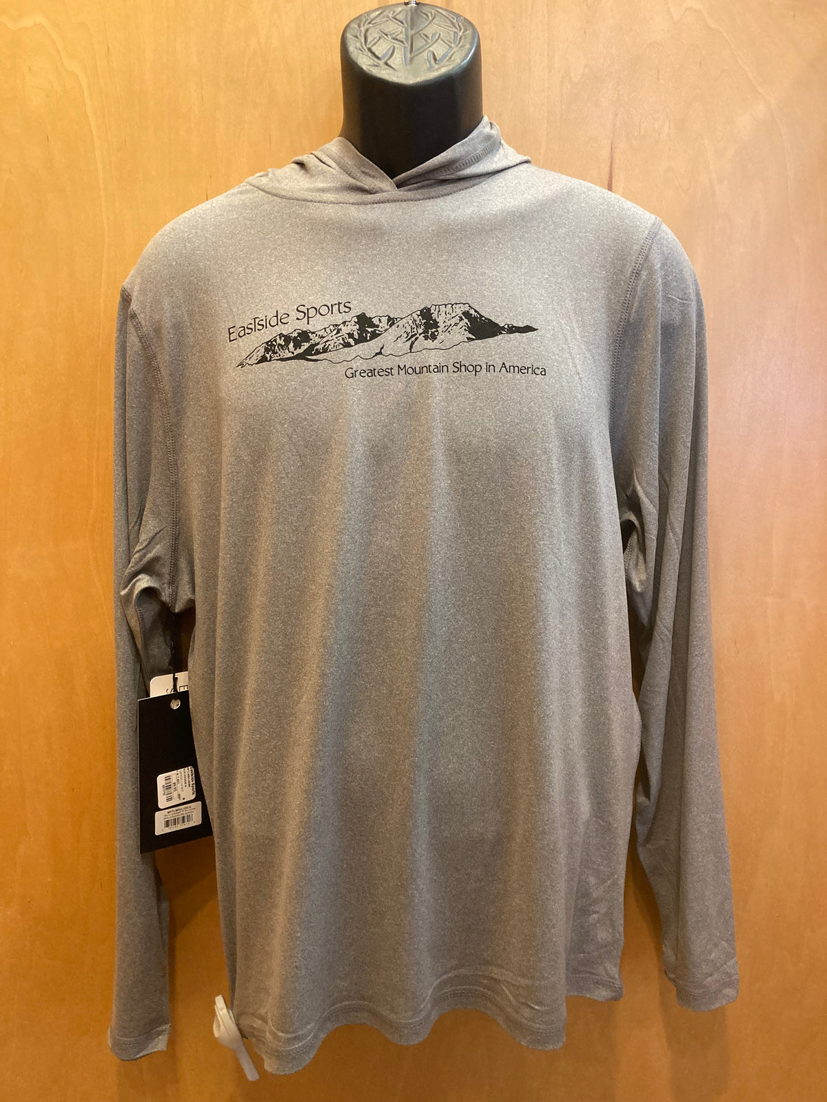 the eastside sports sun hoody in gray
