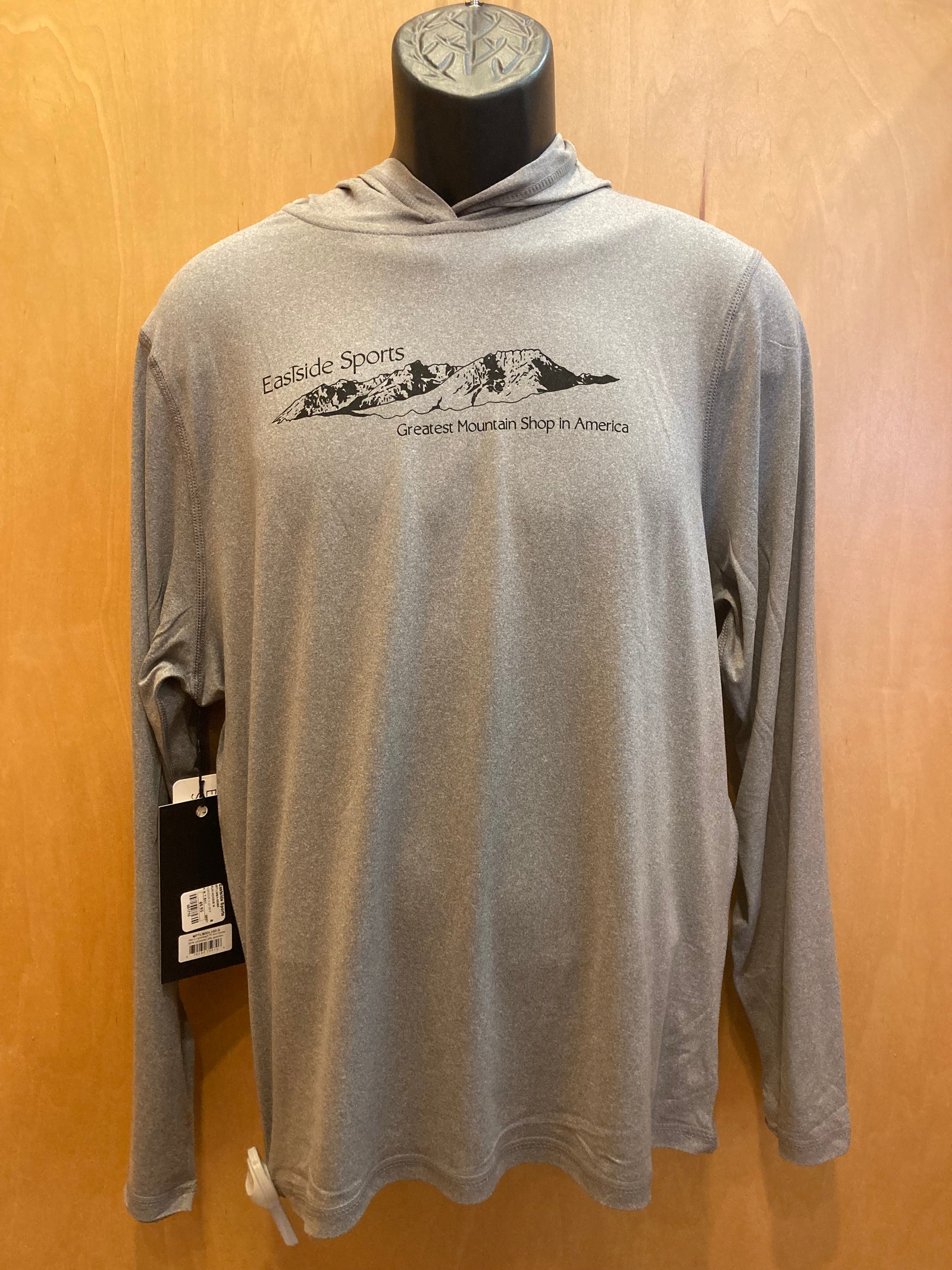 the eastside sports sun hoody in gray