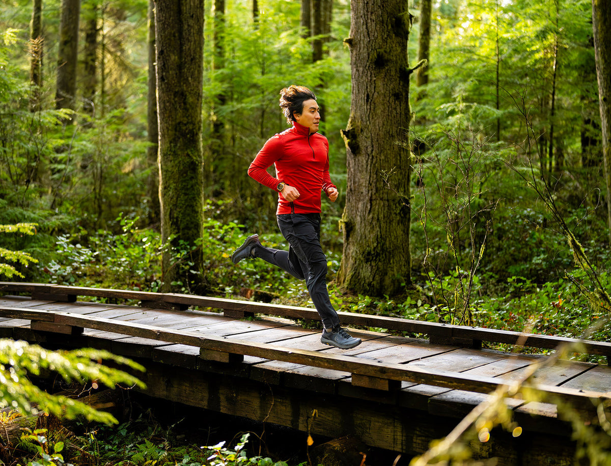 lifestyle image a man running