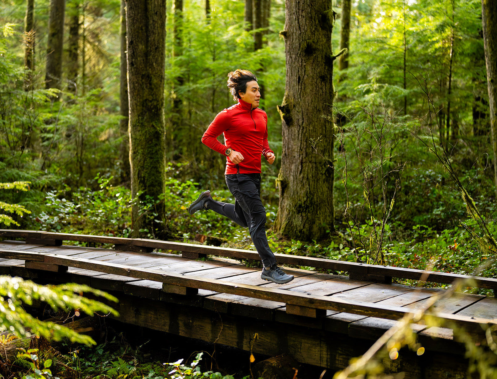 lifestyle image a man running