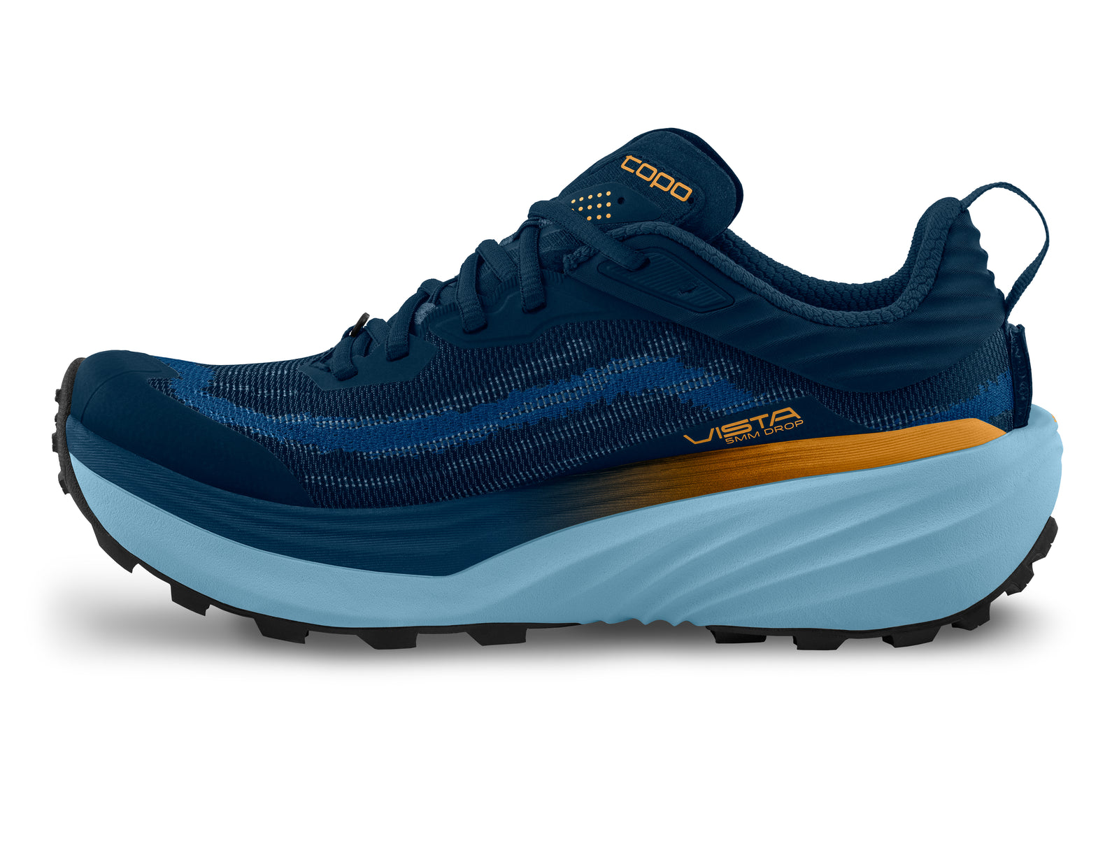 Topo Athletic Vista Men's Trailrunner, inside side view