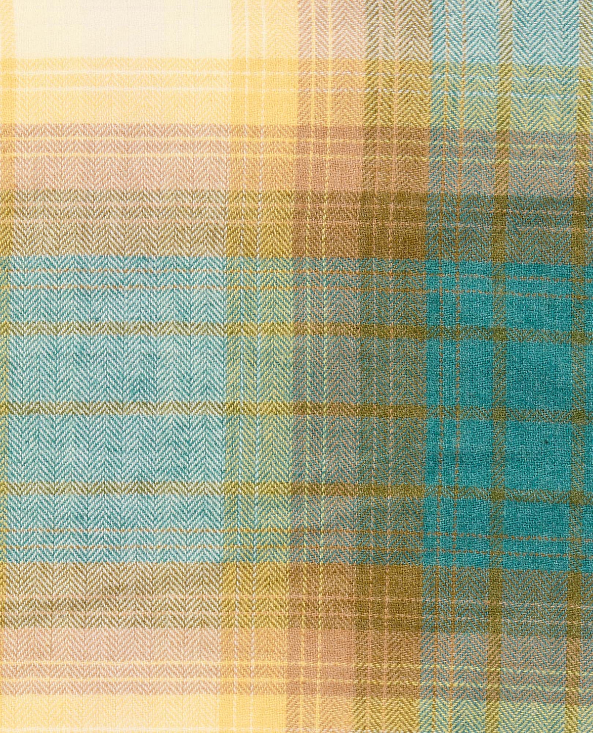 Toad & Co Re-Form Women's Flannel Shirt, color atlantic ombre, details