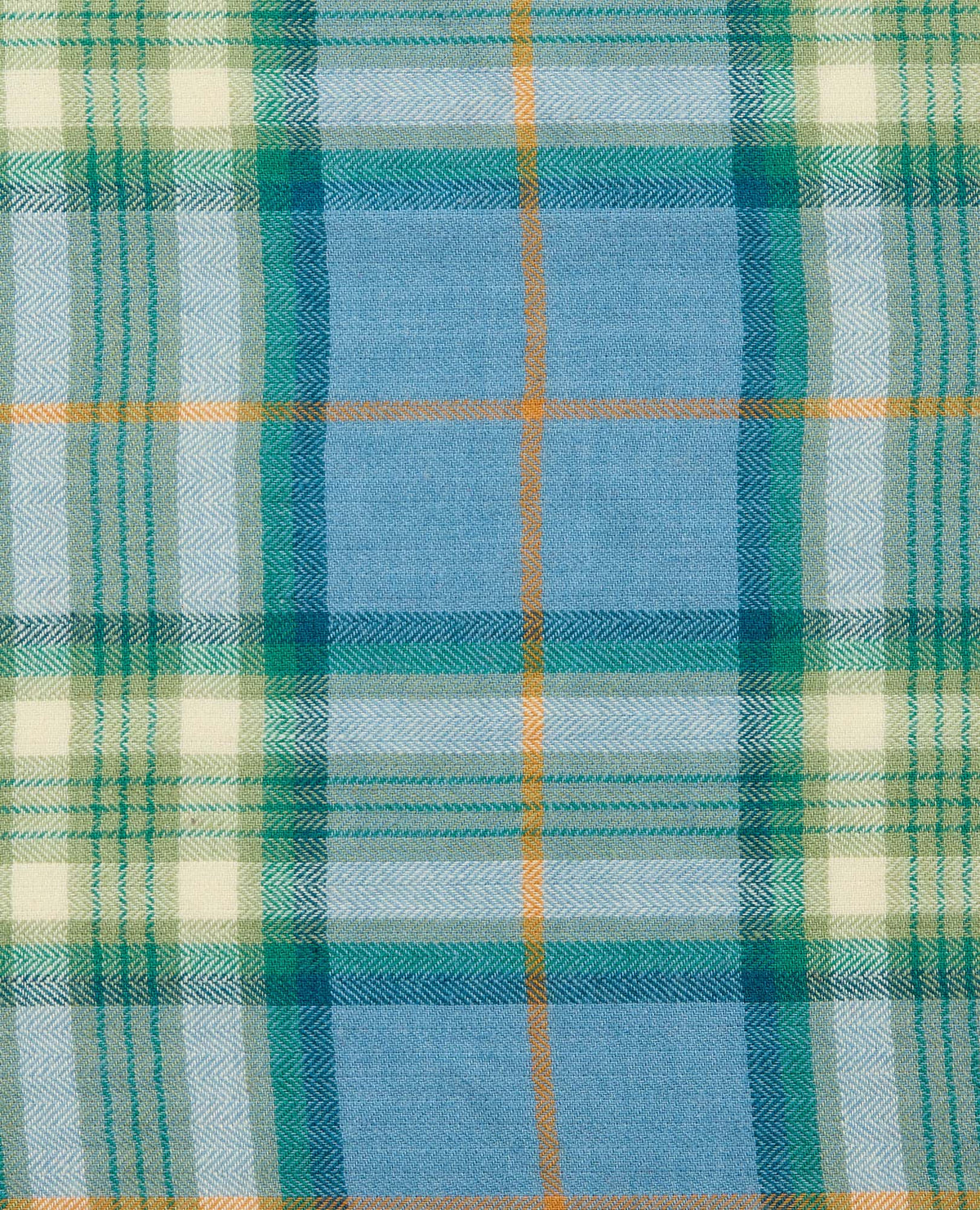 Toad & Co Re-Form Women's Flannel Shirt, color glacier lg windowpane, detail