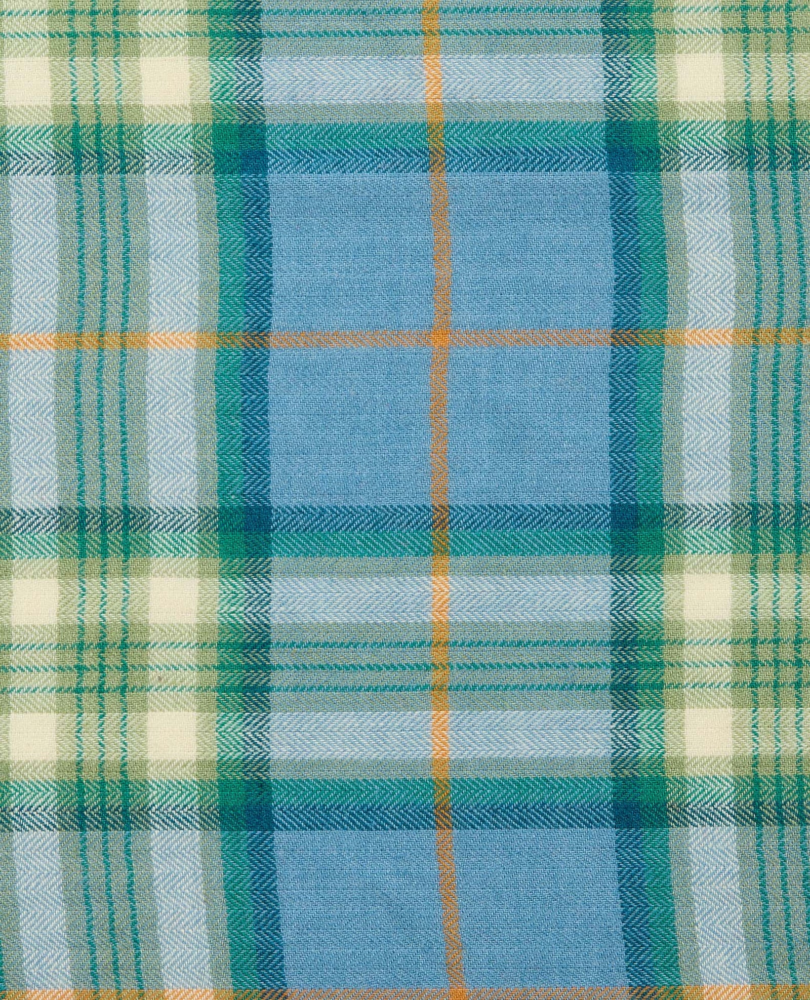 Toad & Co Re-Form Women's Flannel Shirt, color glacier lg windowpane, detail