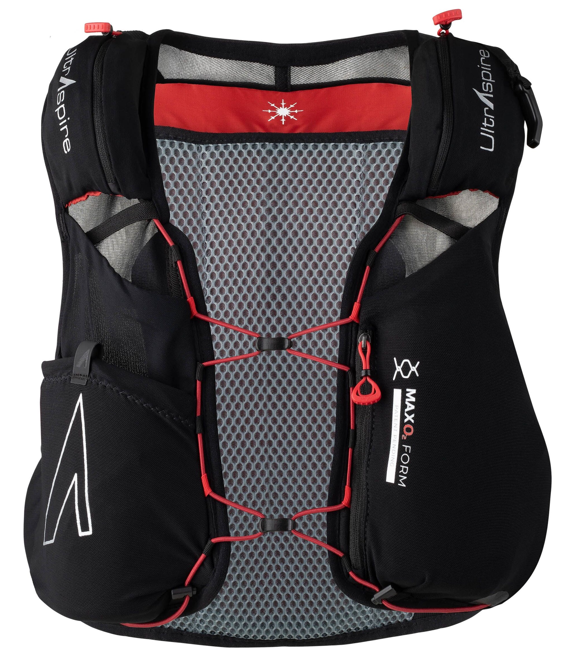 the ultraspire zygos 5 hydration vest shown from the front
