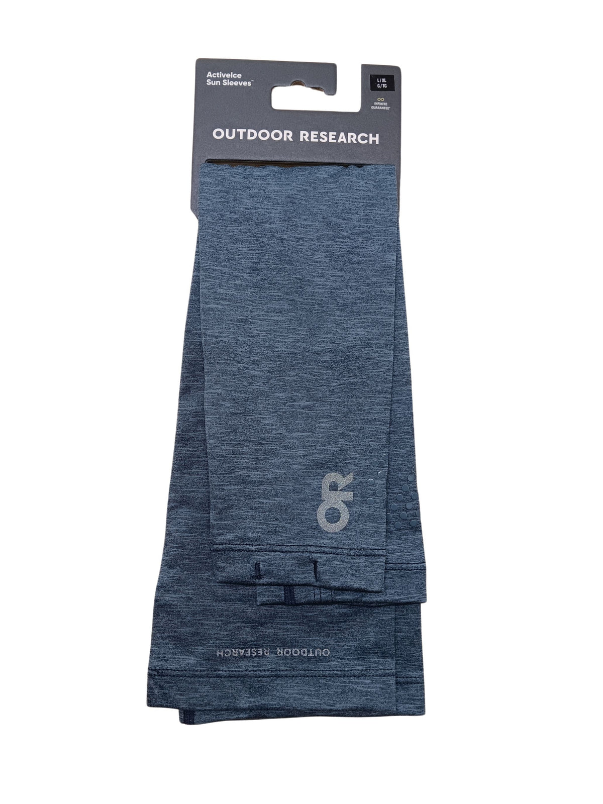 Outdoor Research ActiveIce Sun Sleeves in color navy