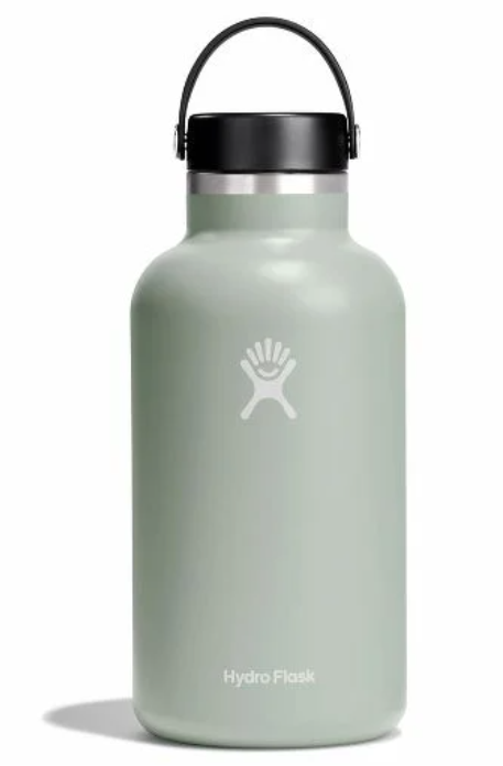 the hydroflask wide mouth growler in color agave