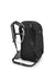 a photo of the osprey skimmer 20 backpack in black, back view