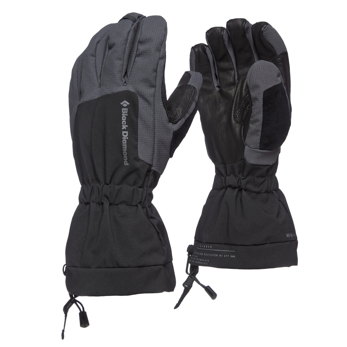 2 gloves side by side