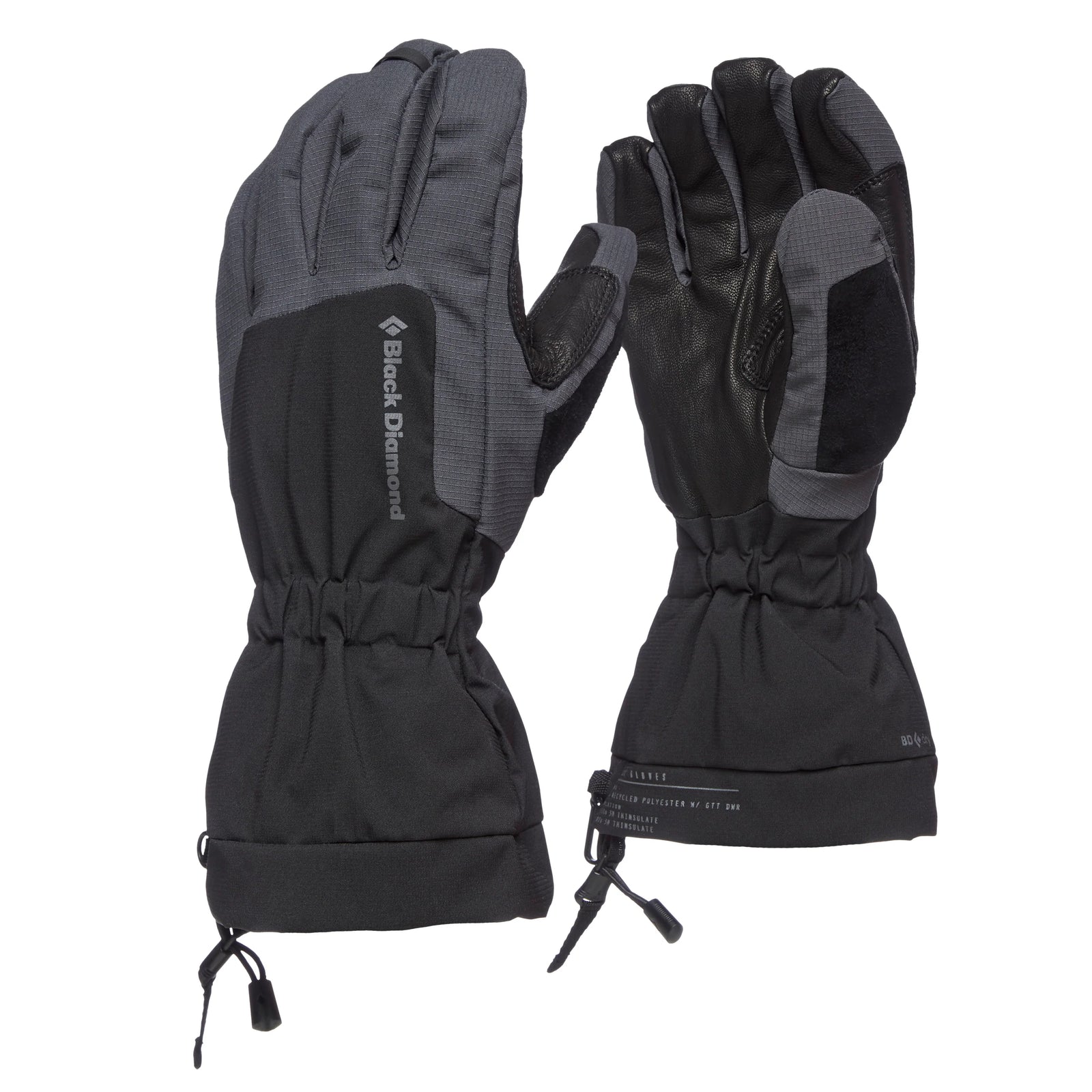 2 gloves side by side