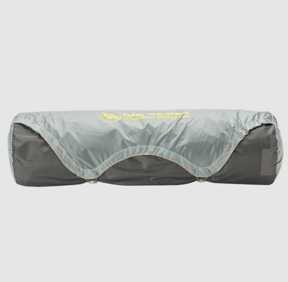 big agnes tiger wall ultra light 2 rolled up in stuff sack