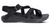 the chaco zcloud 2 womens sandal in black, side view