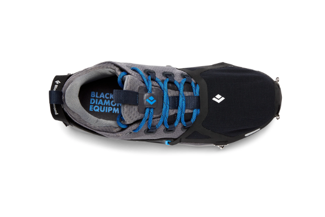 black diamond traction spike top view

