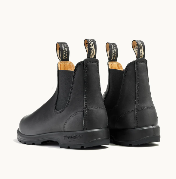 blundstone boots 558 black back view